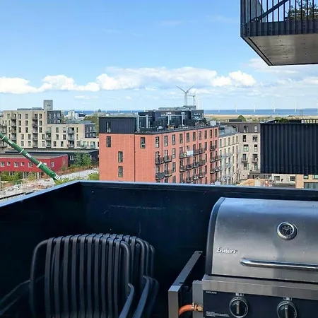 Water View From The Balcony In Amager Apartament *