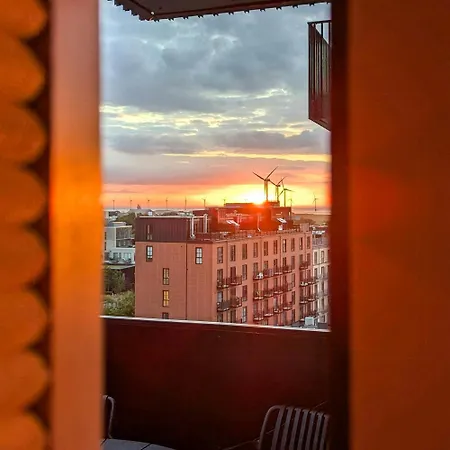 Water View From The Balcony In Amager Apartament *